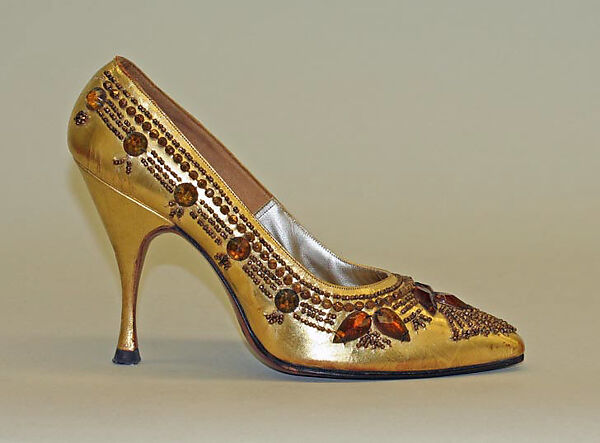 Pumps, Mabel Julianelli (Brooklyn 1909–1994 Long Island), leather, American