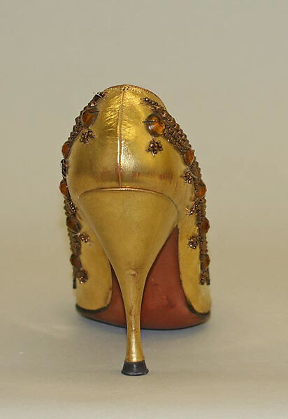 Pumps, Mabel Julianelli (Brooklyn 1909–1994 Long Island), leather, American