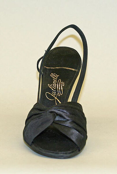 Sandals, Mabel Julianelli (Brooklyn 1909–1994 Long Island), silk, American