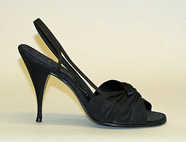 Sandals, Mabel Julianelli (Brooklyn 1909–1994 Long Island), silk, American