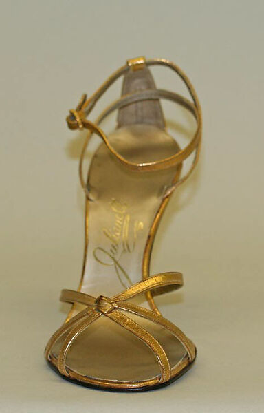 Sandals, Mabel Julianelli (Brooklyn 1909–1994 Long Island), leather, American