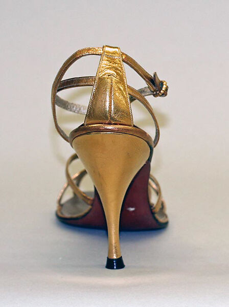 Sandals, Mabel Julianelli (Brooklyn 1909–1994 Long Island), leather, American