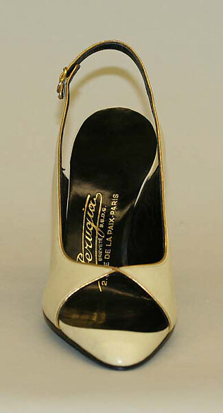 Pumps, André Perugia (French, 1893–1977), leather, French