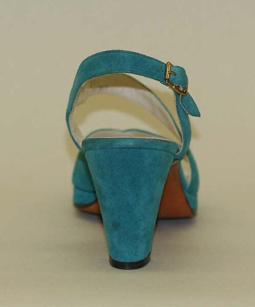 Sandals, Grace Powell, leather, American