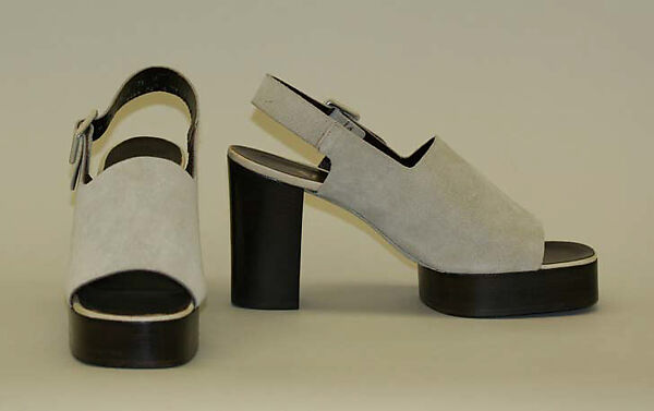Shoes, Shoe Biz (Italian), leather, American 