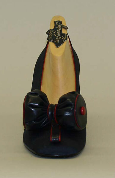 Pumps, Seymour Troy Originals (American), silk, wood, American