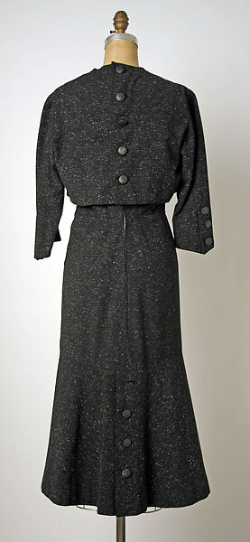 Dress, Jean Dessès (French (born Egypt), Alexandria 1904–1970 Athens), wool, French