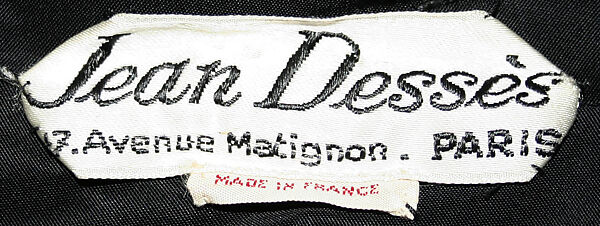 Evening coat, Jean Dessès (French (born Egypt), Alexandria 1904–1970 Athens), silk, French