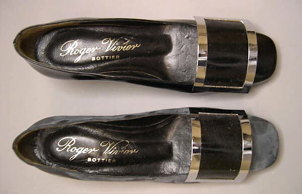 Pumps, Roger Vivier (French, 1913–1998), leather, plastic (polyurethane), French