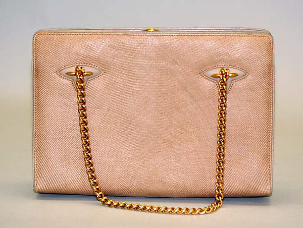 Purse, Gucci (Italian, founded 1921), leather, metal, Italian