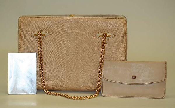 Purse, Gucci (Italian, founded 1921), leather, metal, Italian 