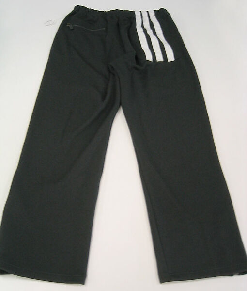 Athletic suit, Y-3 (Japanese and German, founded 2002), a) polyester/cotton blend, rubber; b) cotton, polyester; c) polyester/cotton blend, rubber, nylon, Japanese