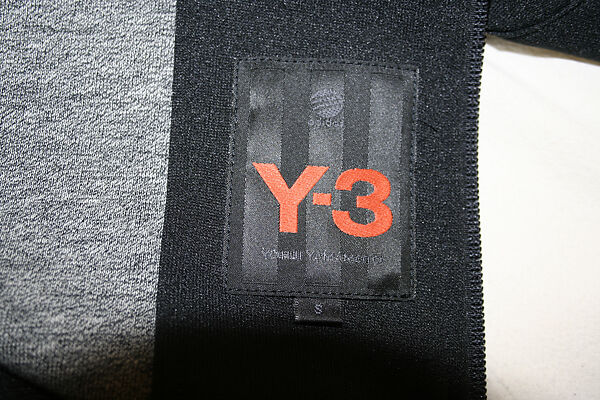 Athletic suit, Y-3 (Japanese and German, founded 2002), a) polyester/cotton blend, rubber; b) cotton, polyester; c) polyester/cotton blend, rubber, nylon, Japanese
