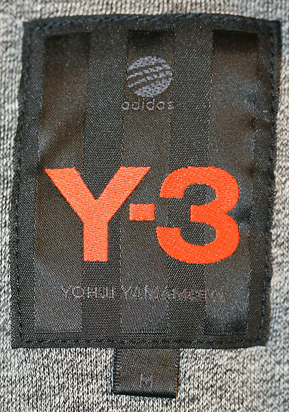 Athletic suit, Y-3 (Japanese and German, founded 2002), a) polyester/cotton blend, rubber; b) cotton, polyester; c) polyester/cotton blend, rubber, nylon, Japanese