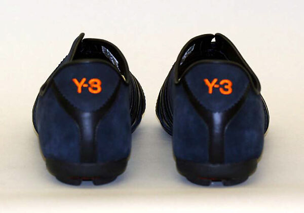 Shoes, Y-3 (Japanese and German, founded 2002), a,b) ultrasuede, leather, polyester, Japanese