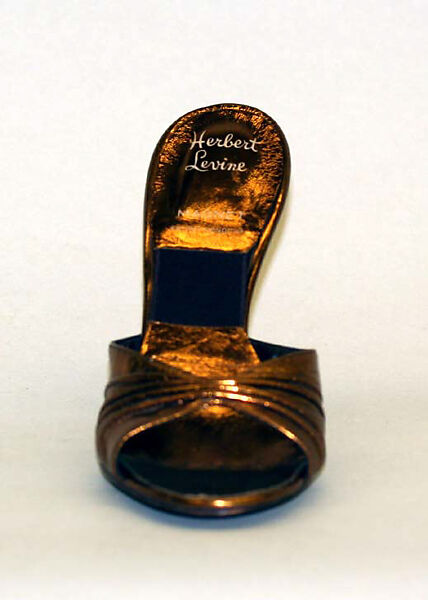 Shoes, Herbert Levine Inc. (American, founded 1949), leather, American