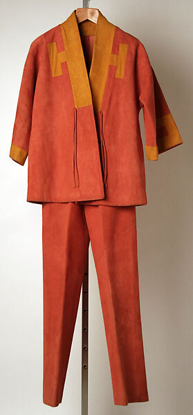 Pantsuit, Bonnie Cashin (American, Oakland, California 1908–2000 New York), leather, American 