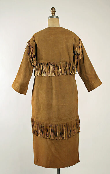 Dress, Bonnie Cashin (American, Oakland, California 1908–2000 New York), leather, American