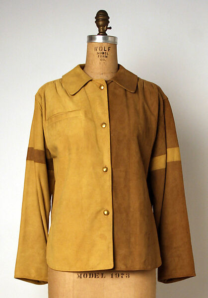 Jacket, Bonnie Cashin (American, Oakland, California 1908–2000 New York), leather, American 