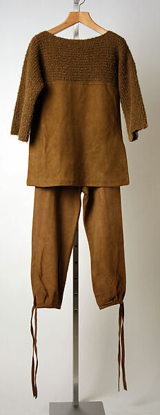 Pantsuit, Bonnie Cashin (American, Oakland, California 1908–2000 New York), leather, wool, American 