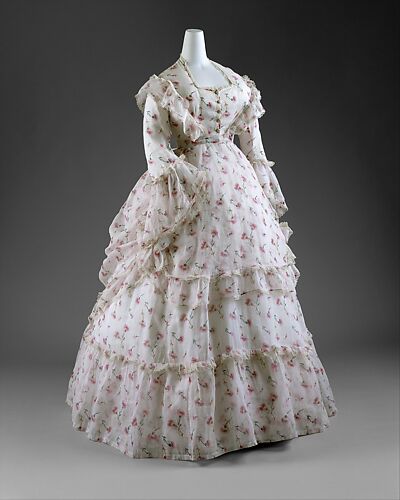 Dress. Culture: French. Date: ca. 1882. The late nineteenth