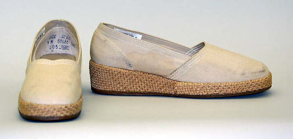 Espadrilles | probably American | The Metropolitan Museum of Art