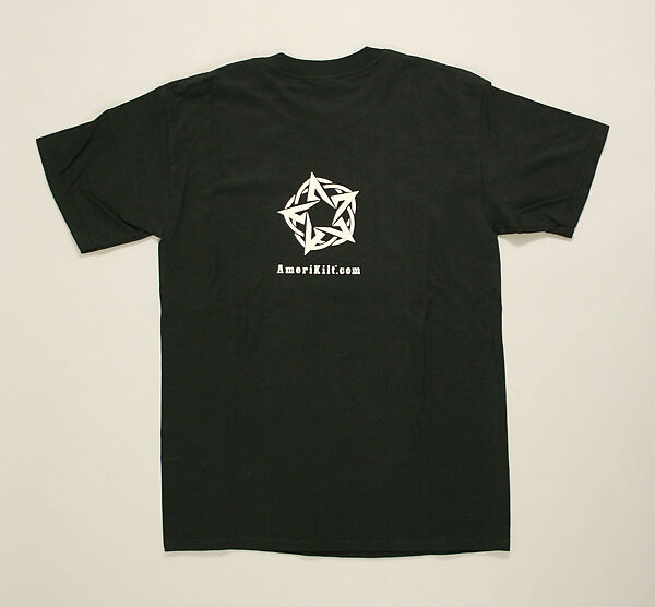 T-shirt, Amerikilt (American, founded 2002), cotton, American