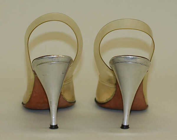 Shoes, Stanley Philipson, leather, plastic (vinyl), American