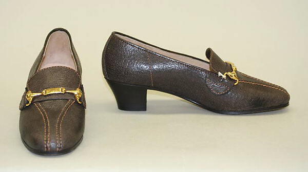 Shoes, Gucci (Italian, founded 1921), pigskin, Italian 
