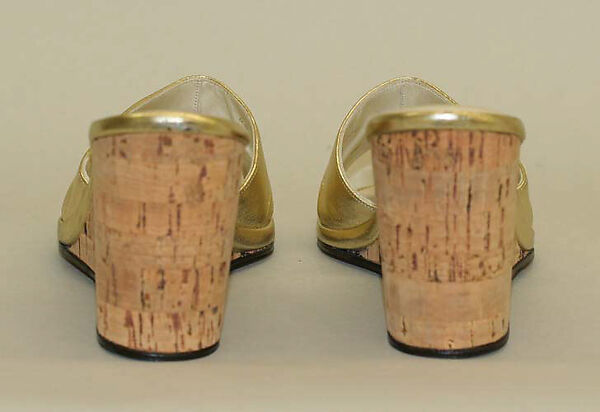 Shoes, Jack Rogers (American, founded 1960), cork, leather, American