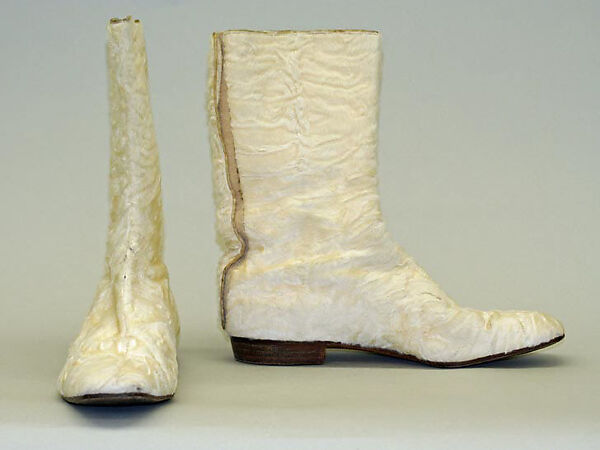 Boots, André Courrèges (French, Pau 1923–2016 Neuilly-sur-Seine), fur, leather, French 