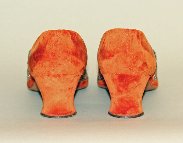 Shoes, Hellstern and Sons (French, active 1870–ca. 1972), silk, metal, leather, French