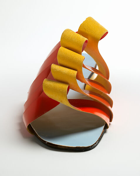 Sandals, Herbert Levine Inc. (American, founded 1949), paper, plastic (cellulose nitrate), American