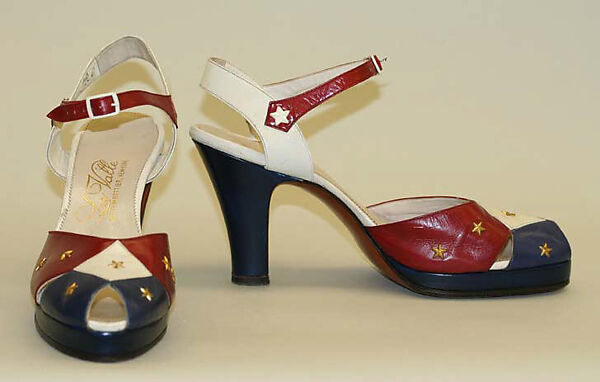 Accessory set, Dominick LaValle, leather, metal, cotton, acetate, American