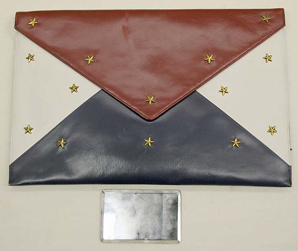 Accessory set, Dominick LaValle, leather, metal, cotton, acetate, American