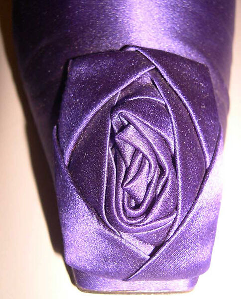 Evening shoes, House of Dior (French, founded 1946), silk, leather, French