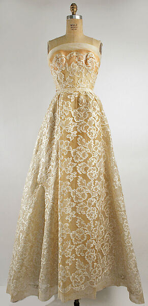 "Phyllis", House of Dior (French, founded 1946), cotton, silk, French 
