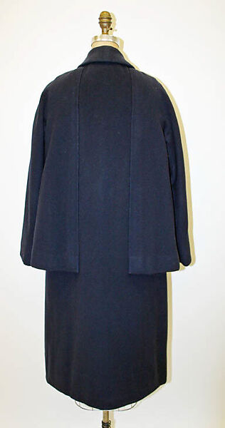 Coat, Mainbocher (French and American, founded 1930), wool, American