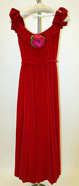 Evening dress, Mainbocher (French and American, founded 1930), [no medium available], American 