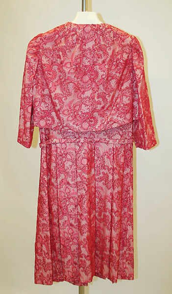 Evening ensemble, Mainbocher (French and American, founded 1930), silk, cotton, American