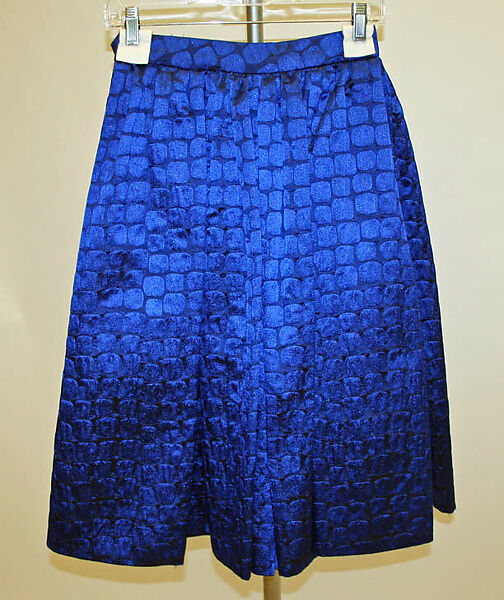 Evening suit, Mainbocher (French and American, founded 1930), silk, fur, American