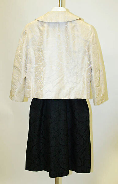 Evening ensemble, Mainbocher (French and American, founded 1930), silk, American