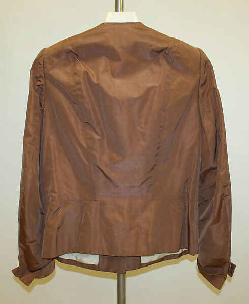 Jacket, Mainbocher (French and American, founded 1930), silk, nylon, beads, American