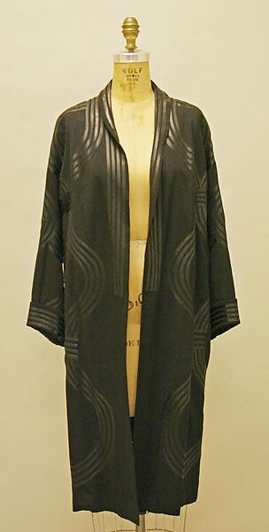 Coat, House of Lanvin (French, founded 1889), wool, silk, French 