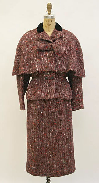 Suit, House of Lanvin (French, founded 1889), wool, silk, French 