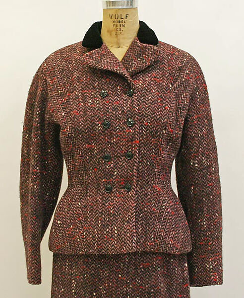 Suit, House of Lanvin (French, founded 1889), wool, silk, French