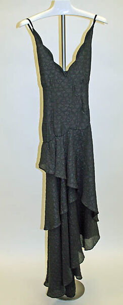Evening dress, André Laug (Italian, born France, 1931–1984), silk, Italian 