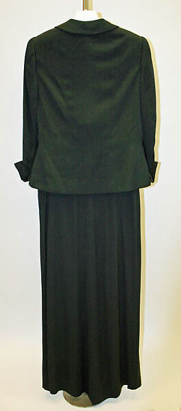 Evening suit, Mainbocher (French and American, founded 1930), silk, American