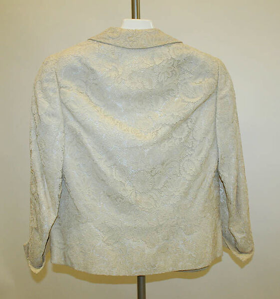 Evening ensemble, Mainbocher (French and American, founded 1930), silk, cotton, American
