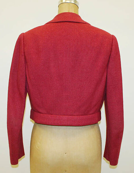 Suit, Mainbocher (French and American, founded 1930), silk, wool, American